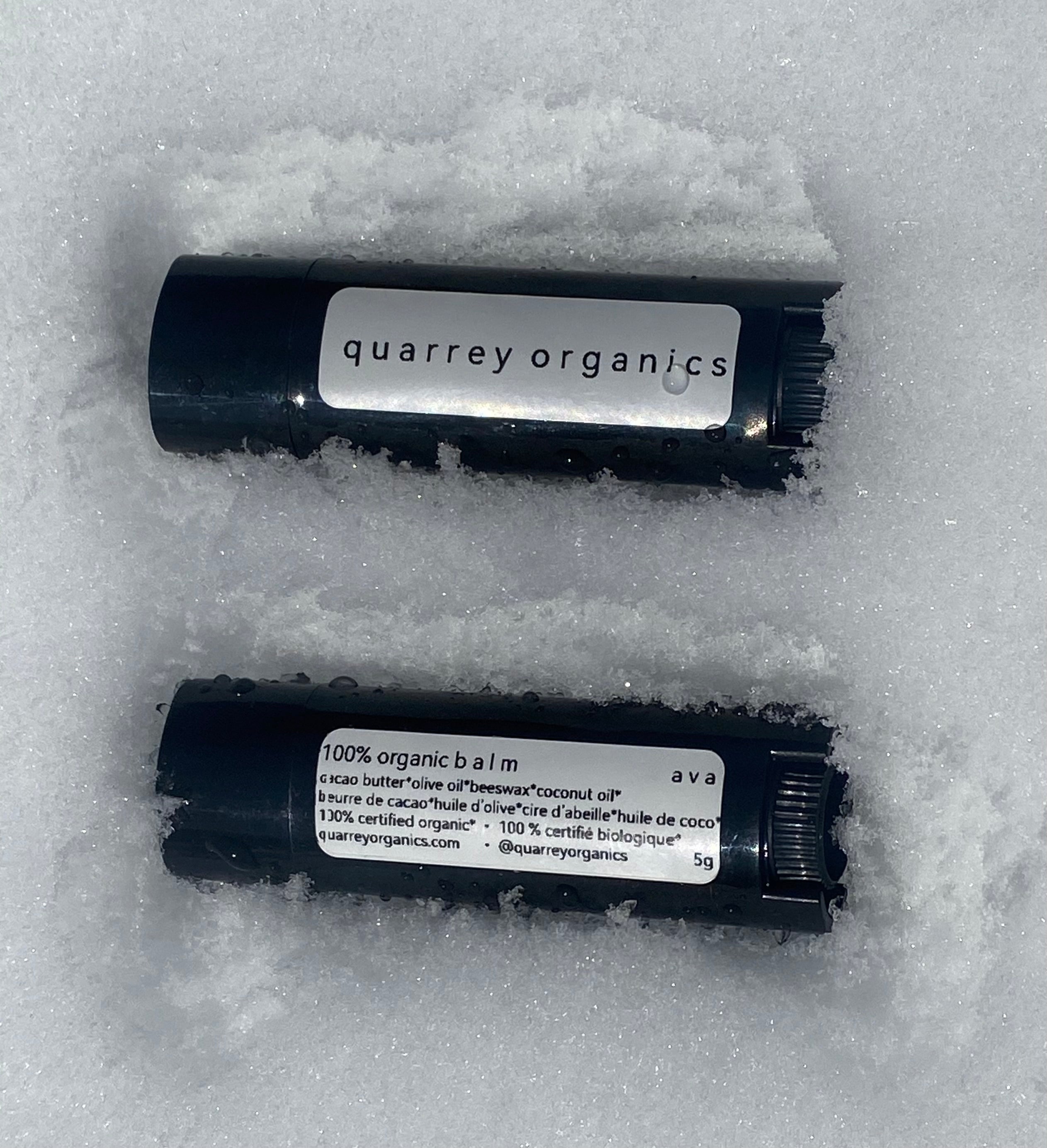 100% organic balm [set of 2 x 5g]