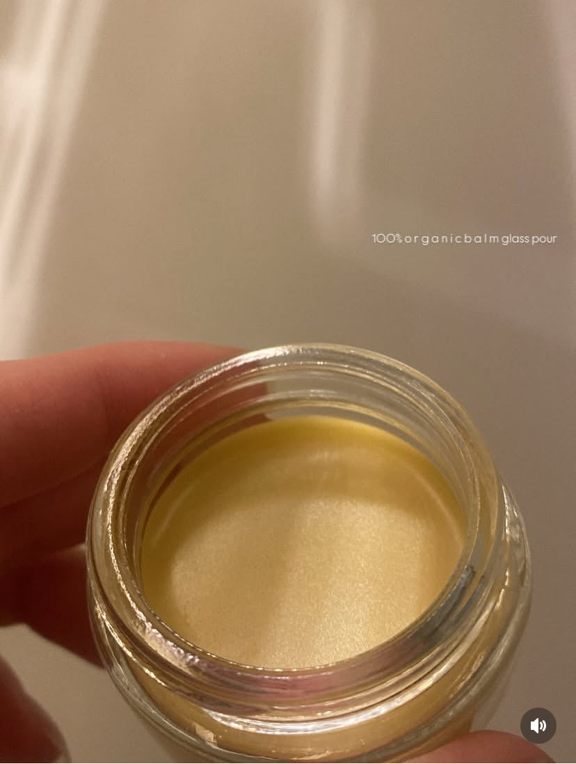 • NEW • 100% organic balm [glass pour 28g]